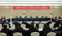 聚焦省两会丨省十四届人大四次会议宜宾代表团第一次会议召开