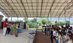 粽叶飘香迎端午，爱心传递暖童心——酒都义工走进江安语丁花学校