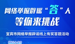 倒计时3天！宜宾市网络举报辟谣线上有奖答题活动即将开启！