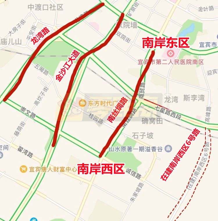 好消息!宜宾新增一条跨线桥,预计明年就投入使用了!